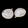 Natural Quartz Crystal Pendants X-G-B009-07G-W-4