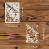 Plastic Reusable Drawing Painting Stencils Templates DIY-WH0202-393-2