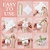 Square Paper Wedding Candy Storage Boxes with Ribbon AJEW-WH0609-744A-3