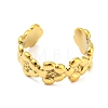 Real 18K Gold Plated Titanium Steel Cuff Earrings EJEW-D072-01C-G-1