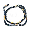 Electroplate Opaque Glass Beads EGLA-H112-06-HR05-2