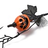 Plastic & Foam Artificial Pumpkin Floral Pick with Maple Leaf TH-CBAC0DE-03-3