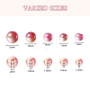 497Pcs 5 Style Rainbow ABS Plastic Imitation Pearl Beads OACR-YW0001-07D-3