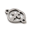 201 Stainless Steel Hollow Connector Charms STAS-S146-11P-2