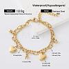 304 Stainless Steel Charm 2-Strand Bracelets for Women NS7059-4-1