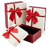 3Pcs 3 Sizes Cardboard Jewelry Boxes CON-WH0092-58-1