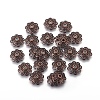 Tibetan Style Bead Caps TIBEB-00955-R-NR-2