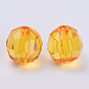 Transparent Acrylic Beads TACR-Q257-6mm-V-3