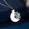 304 Stainless Steel Laser Cut Pendant Necklaces FS-WGA4904-32-1
