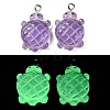 Gradient Color & Luminous Opaque Resin Pendants RESI-S011-01G-2