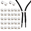 40Pcs Iron Bolo Tie Slides Clasp Accessories FIND-CL0002-29-1