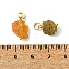 Raw Rough Natural Tourmaline Pendants PALLOY-JF05842-3