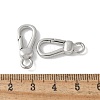 Brass Keychain Clasps KK-F893-15P-3