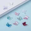 Transparent Glass Charms GLAA-T016-23-4