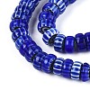 Handmade Millefiori Glass Beads Strands LAMP-T021-27B-04-3