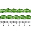 Transparent Imitation Jade Glass Beads Strands GLAA-N005-T10mm-D14-4