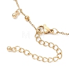 304 Stainless Steel Satellite Chains Anklets AJEW-AN00690-4