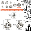 70Pcs 7 Style Tibetan Style Alloy Pendants FIND-SC0019-39-2