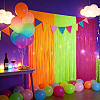 3Pcs 3 Colors Plastic Foil Fringe Curtains DIY-ME0003-73A-1