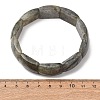 Rectangle Natural Labradorite Beaded Stretch Bracelets for Women Men GG-CBA9ACE-C09-5