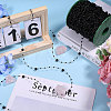 Plastic Imitation Pearl Beaded Chains KY-WH0051-25A-5