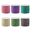  6 Rolls 6 Colors Cotton Braid Thread OCOR-TA0001-50-8