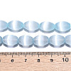 Dyed Natural Selenite Beads Strands G-T138-233D-4