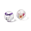Transparent Acrylic Beads MACR-K002-04-2