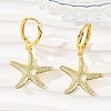 Brass Hoop Earrings EJEW-Q036-03C-G-4