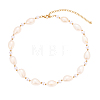 Bohemian Summer Beach Vacation Ocean Natural Cowrie Shell & Faux Pearl Beaded Necklaces HB1516-6