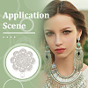 24Pcs 4 Style 304 Stainless Steel Stud Earring Findings STAS-UN0030-61-5