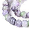 Opaque Ombre Effect Dyed Glass Beads Strands GLAA-Q106-04A-13-3