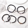 201 Stainless Steel Charm Bracelets BJEW-JB13246-1