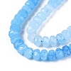 Imitation Jade Crackle Glass Beads Strands GLAA-N068-01A-A09-4