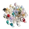 Transparent Glass Charms GLAA-P070-A-2