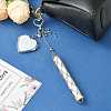 Stainless Steel Portable Lipstick Pouch Pendant Decorations HJEW-FS00107-6