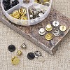 Brass Brooch Findings KK-TA0008-04-5