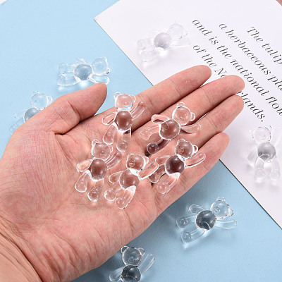 Transparent Acrylic Beads X-MACR-S373-01B-205-1