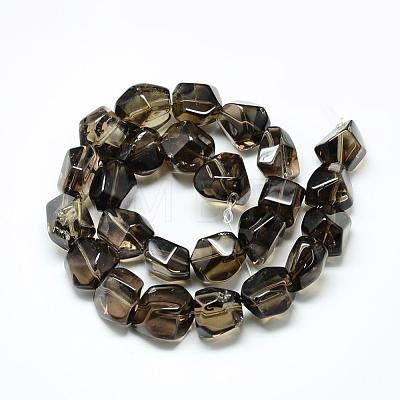 Natural Smoky Quartz Beads Strands G-R439-31D-1