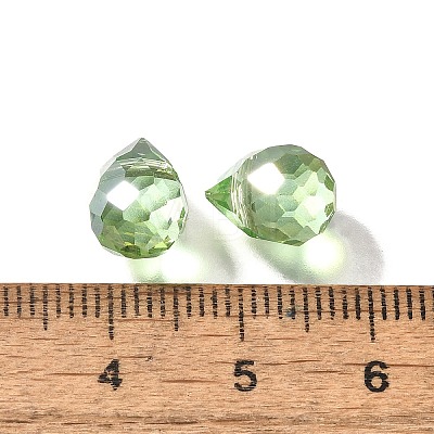 Transparent Glass Charms GLAA-P070-A06-1