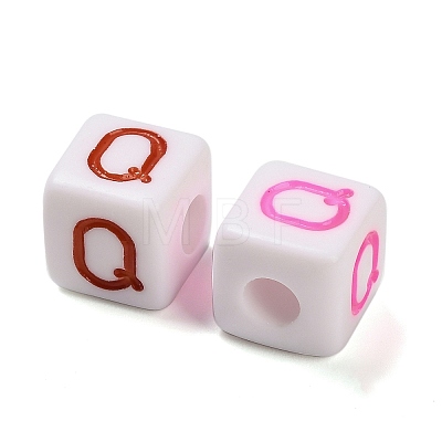 Opaque Acrylic Beads OACR-I022-01Q-1