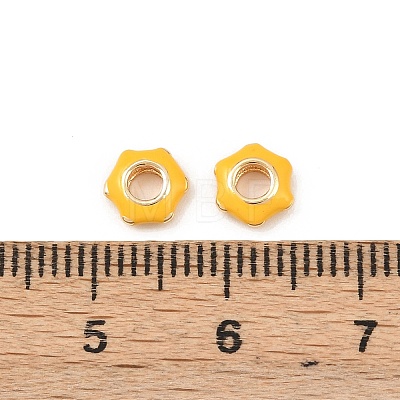 Brass Beads KK-H524-15G-01-1