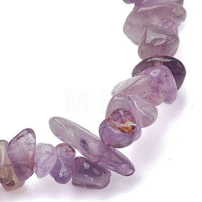 Natural Amethyst Beads Kids Bracelets BJEW-JB10611-03-1