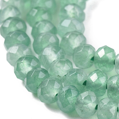 Dyed Natural Malaysia Jade Rondelle Beads Strands X-G-E316-2x4mm-40-1