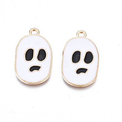 Alloy Enamel Pendants ENAM-S130-21-1