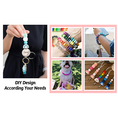 DIY Keychain Bracelet Making Kit DIY-TA0004-19-1