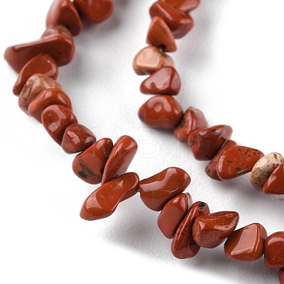 Natural Red Jasper Beads Strands G-G0003-B09-1