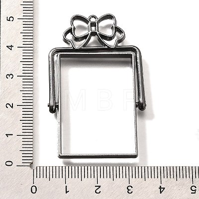 Alloy Open Back Bezel Pendants PALLOY-I223-10B-1