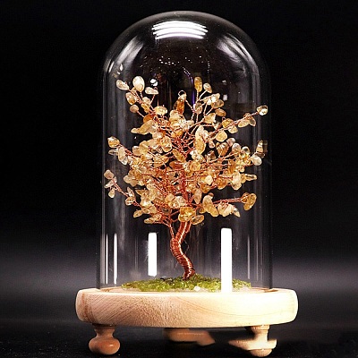 Natural Citrine Display Decoration TREE-PW0001-22E-1