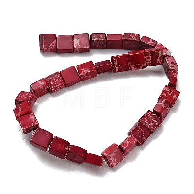 Dyed Natural Imperial Jasper Beads Strands G-F833-A01-01B-1